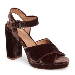 The Vanessa Sandal in Velvet